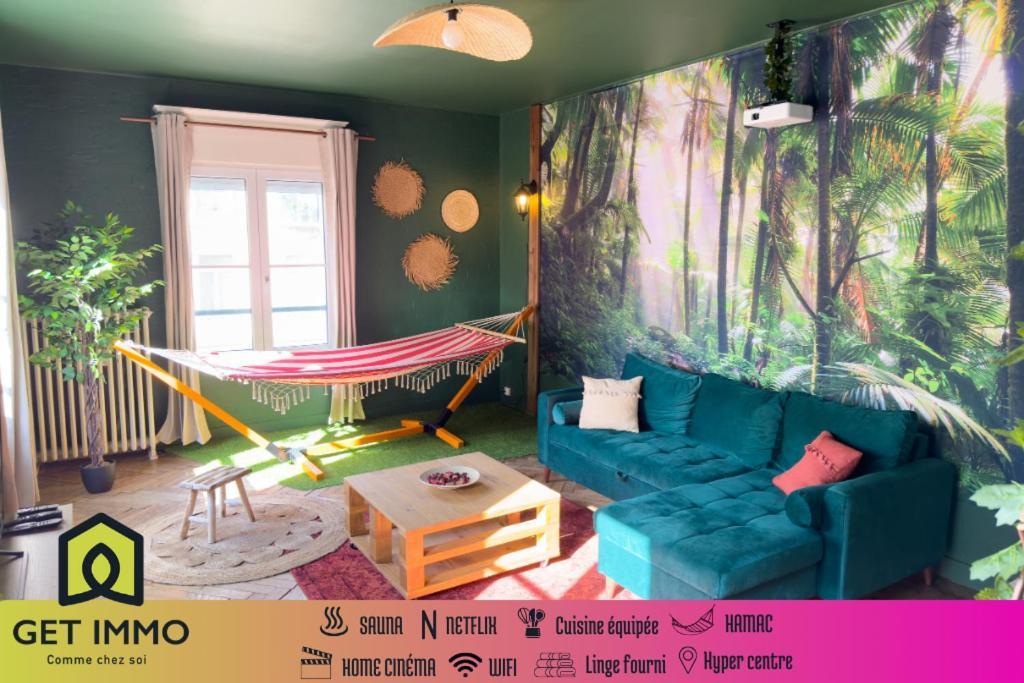 Jungle Urbain- Sauna - Cine - Hamac - Hyper Centre Amiens Zewnętrze zdjęcie